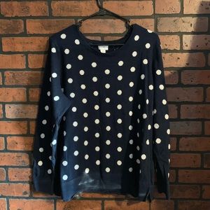 Polka dot old navy sweater! Comfy!